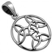 Round Celtic Trinity Pendant, pn562